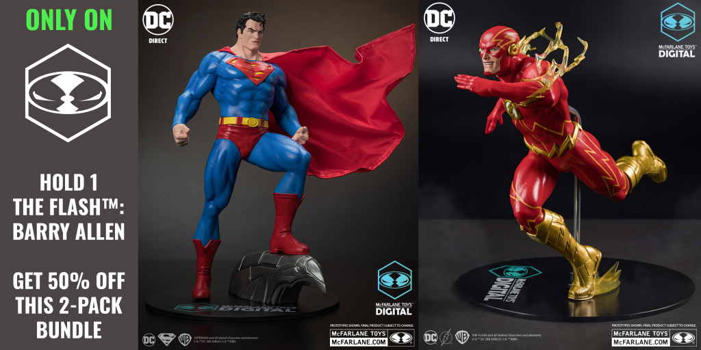 MTD Utility 50% off Jim Lee PHYGITAL Statues launching for pre-order APRIL 26th!