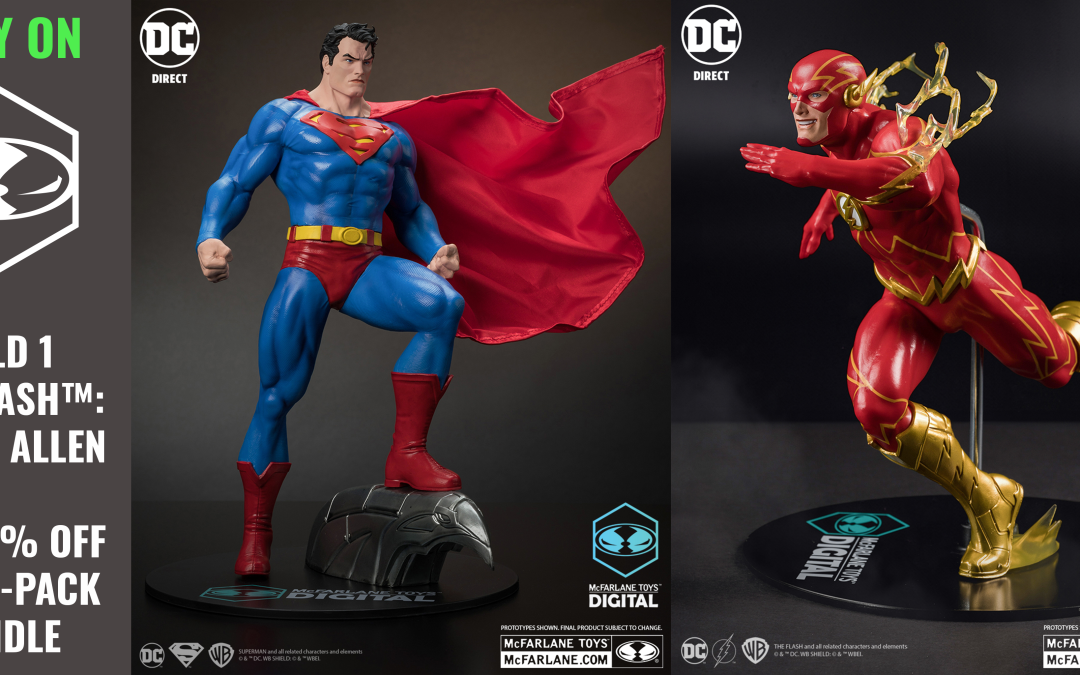MTD Utility 50% off Jim Lee PHYGITAL Statues launching for pre-order APRIL 26th!