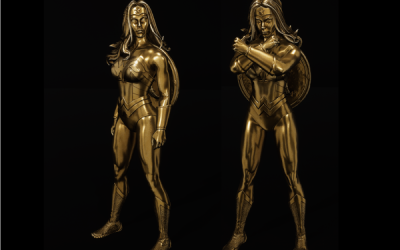 Gold Wonder Woman MTD Burn Event