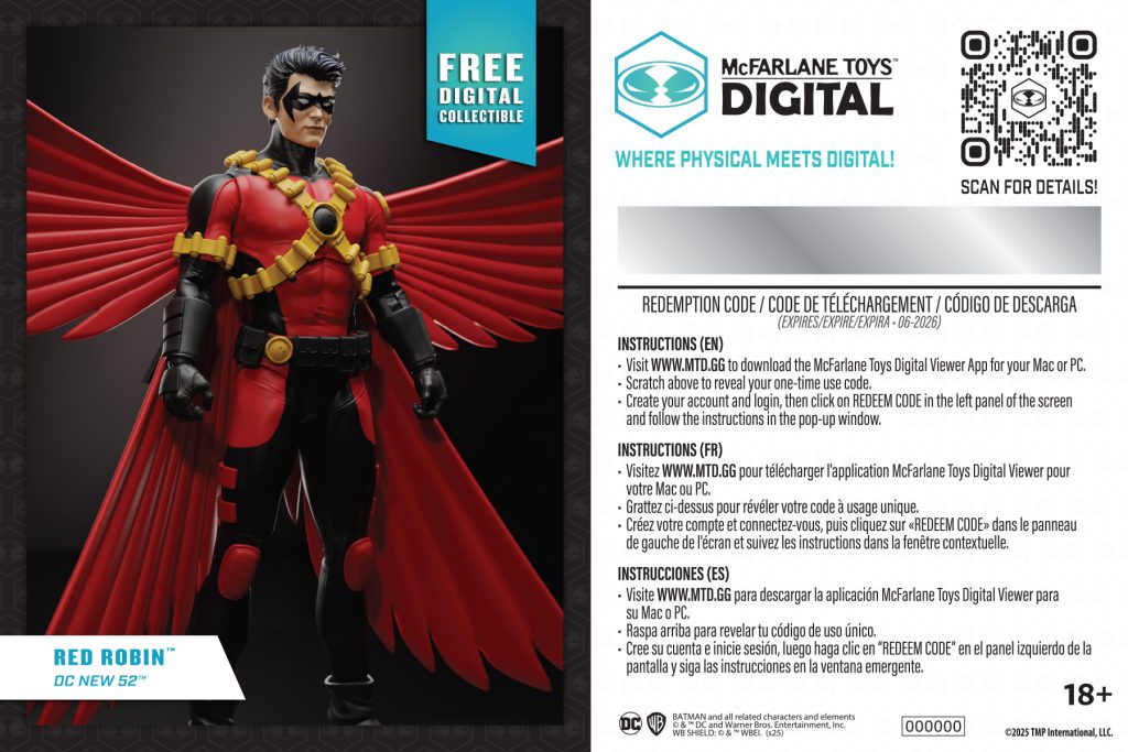 Look out for all new #MTD PROMO cards included in your McFarlane Toys Store orders!