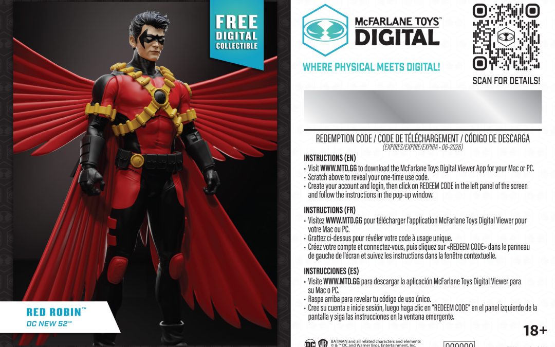 Look out for all new #MTD PROMO cards included in your McFarlane Toys Store orders!