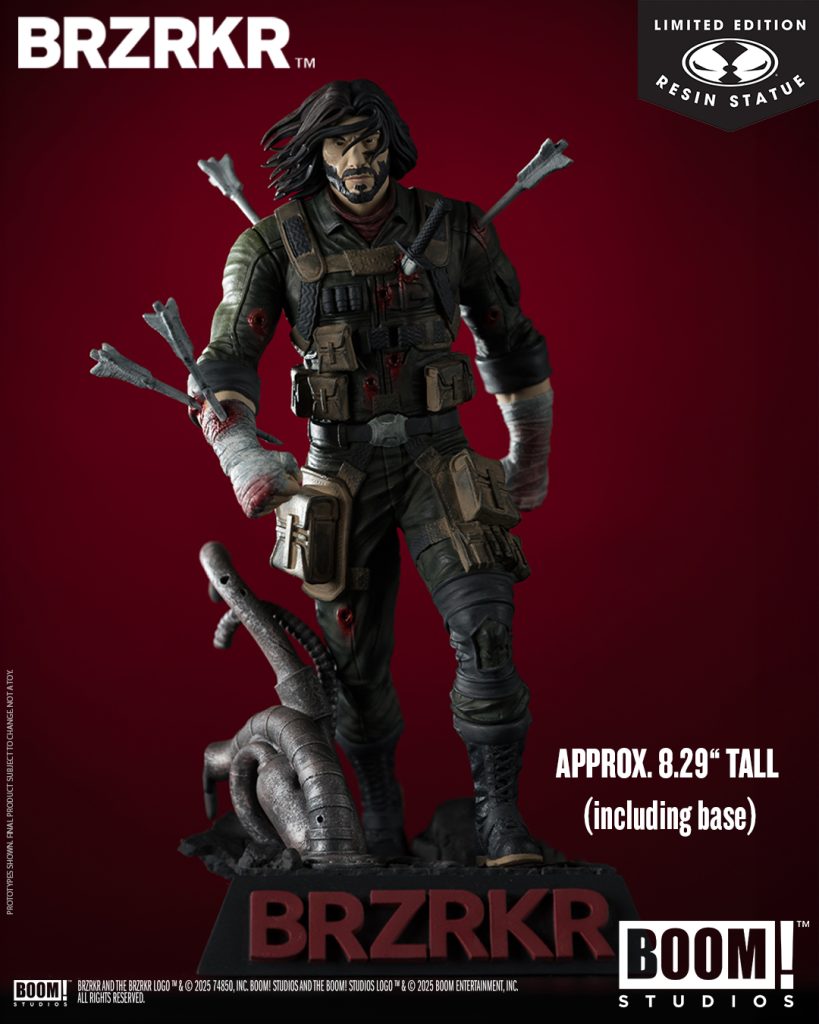 MTD ONLY PROMO – BRZRKR B 1:10th Scale Resin Statue launches for pre-order on JULY 23rd!